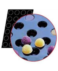 Flexipan Half-Sphere Moulds  x 24 125ml - 80x40mm by Matfer Bourgeat