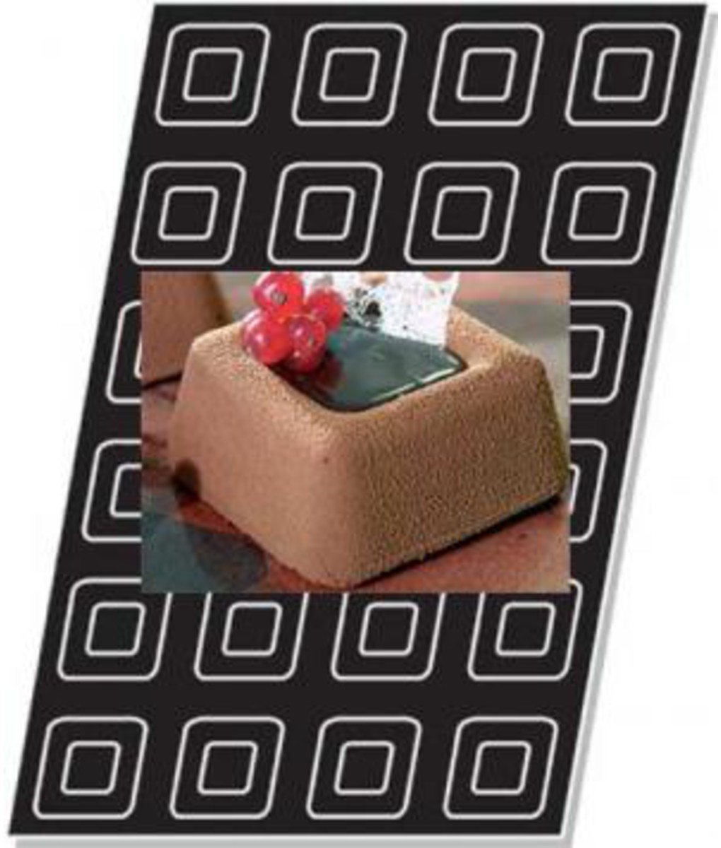 Flexipan Savarin Moulds  x 24 100ml - 70x70x30mm by Matfer Bourgeat