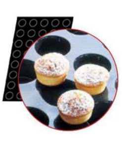 Flexipan Muffin Moulds  x 24 125ml - 73x40mm by Matfer Bourgeat