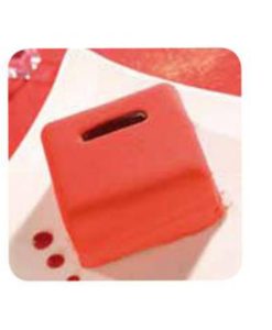 Flexipan Square Casket Moulds  x 15 110ml - 65x65x35mm by Matfer Bourge