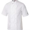 5 for the price of 4: Traditional Short Sleeve Jacket in White by Club Chef