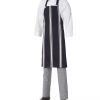 5 for the price of 4: Bib Apron Bratting - Navy/White by Club Chef