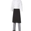 Medium Apron Black Poly/Viscose
