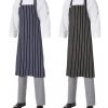 Bib Apron Pinstripe - Large by Club Chef