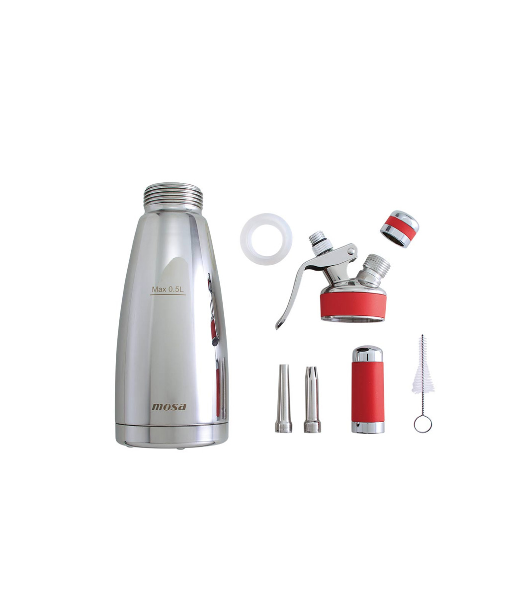 Thermo Stainless Steel Cream Whipper 0.5L by MOSA 4 Thermo Stainless Steel Cream Whipper 0.5L by MOSA - Image 2