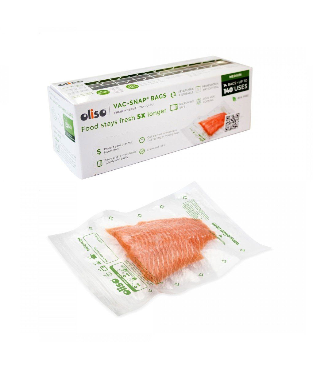 Vacuum Sealer Bags – Medium 14 Pack Bags 3 Vacuum Sealer Bags - Medium 14 Pack Bags