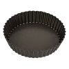 Quiche Pan - 25x5.5cm - Non-Stick Fluted - Loose Base by Bakemaster