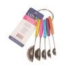 Measuring Spoons - Silicone Grip - Coloured Handles