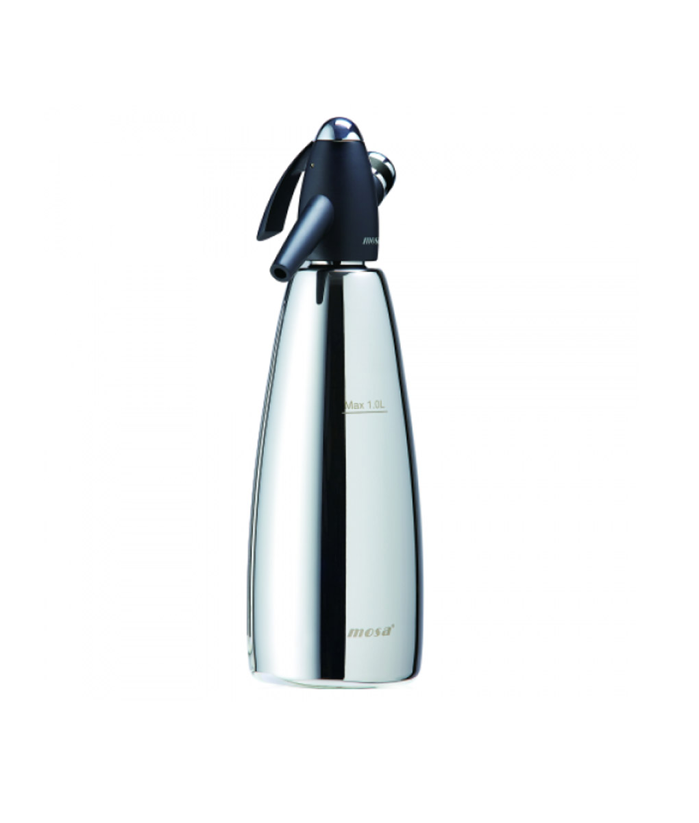 Mosa Soda Syphon Stainless Steel 1.0L 3 Mosa Soda Syphon Stainless Steel 1.0L
