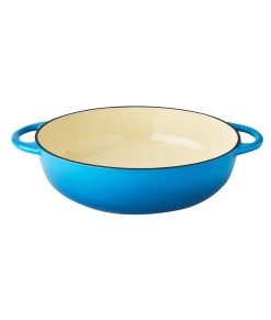 PYROCHEF Round Chef Pan – Ocean Blue Colour 30cm/5L 11 PYROCHEF Round Chef Pan - Ocean Blue Colour 30cm/5L - Image 4
