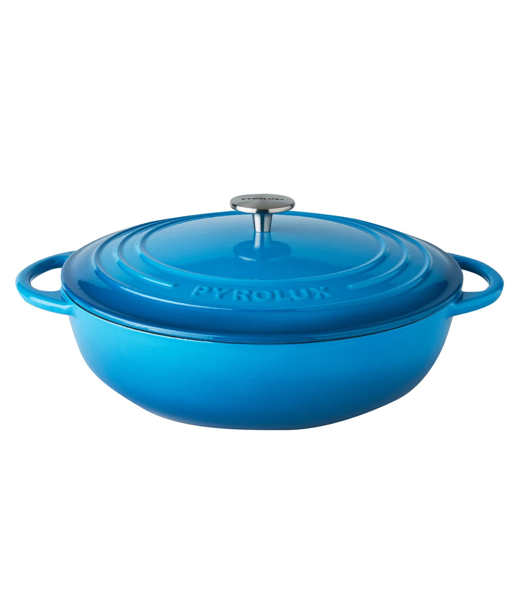 PYROCHEF Round Chef Pan – Ocean Blue Colour 30cm/5L 3 PYROCHEF Round Chef Pan - Ocean Blue Colour 30cm/5L