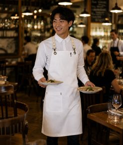Perry Crossback Canvas Apron by Club Chef - Image 25