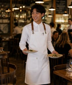 Perry Crossback Canvas Apron by Club Chef - Image 24