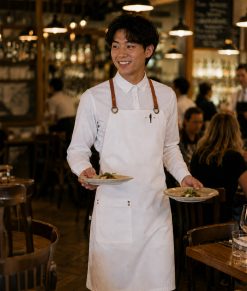Perry Crossback Canvas Apron by Club Chef - Image 48