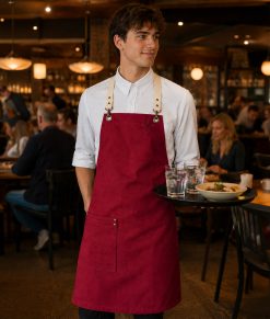 Perry Crossback Canvas Apron by Club Chef - Image 20