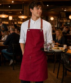 Perry Crossback Canvas Apron by Club Chef - Image 21