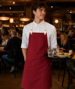 Perry Crossback Canvas Apron by Club Chef - Image 44