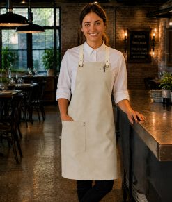 Perry Crossback Canvas Apron by Club Chef - Image 31