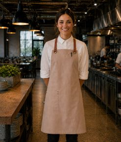 Perry Crossback Canvas Apron by Club Chef - Image 26
