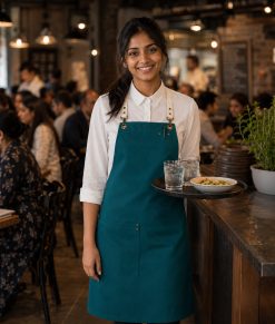 Perry Crossback Canvas Apron by Club Chef - Image 16