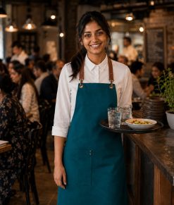 Perry Crossback Canvas Apron by Club Chef - Image 17