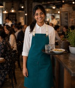Perry Crossback Canvas Apron by Club Chef - Image 40