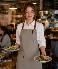 Perry Crossback Canvas Apron by Club Chef - Image 29