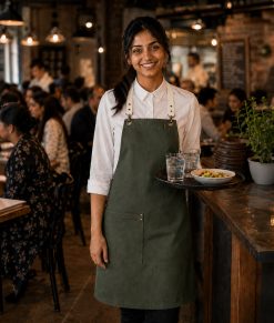 Perry Crossback Canvas Apron by Club Chef - Image 19