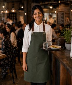 Perry Crossback Canvas Apron by Club Chef - Image 18