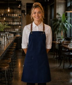 Perry Crossback Canvas Apron by Club Chef - Image 8