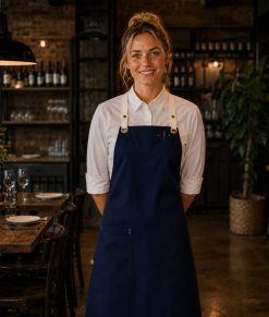 Perry Crossback Canvas Apron by Club Chef - Image 34