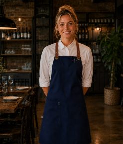 Perry Crossback Canvas Apron by Club Chef - Image 35