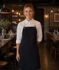 Perry Crossback Canvas Apron by Club Chef - Image 10