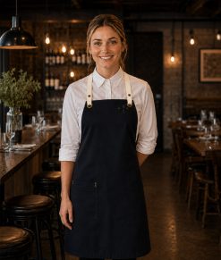 Perry Crossback Canvas Apron by Club Chef - Image 38