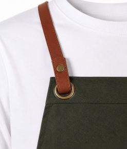 Perry Crossback Canvas Apron by Club Chef - Image 52