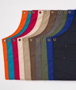 Perry Crossback Canvas Apron by Club Chef - Image 54
